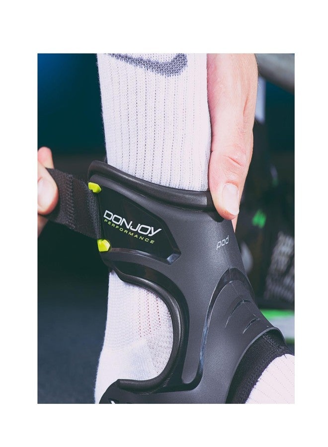 DonJoy Performance POD Ankle Brace - Ultra-Lightweight Support for Sprains, Instability and Ankle Protection (Black, XS, Right) - Image 3